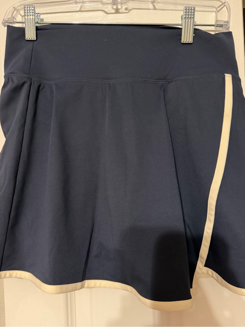 Navy Skort with Cream Trim- old navy size small $20